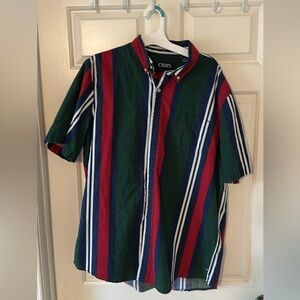 Chaps Men's Bold Striped Button Down Shirt